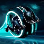 Cyber Tron biker